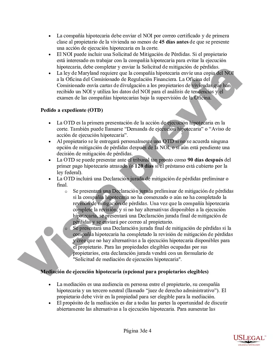 Preview Aviso general de incumplimiento de contrato de escritura