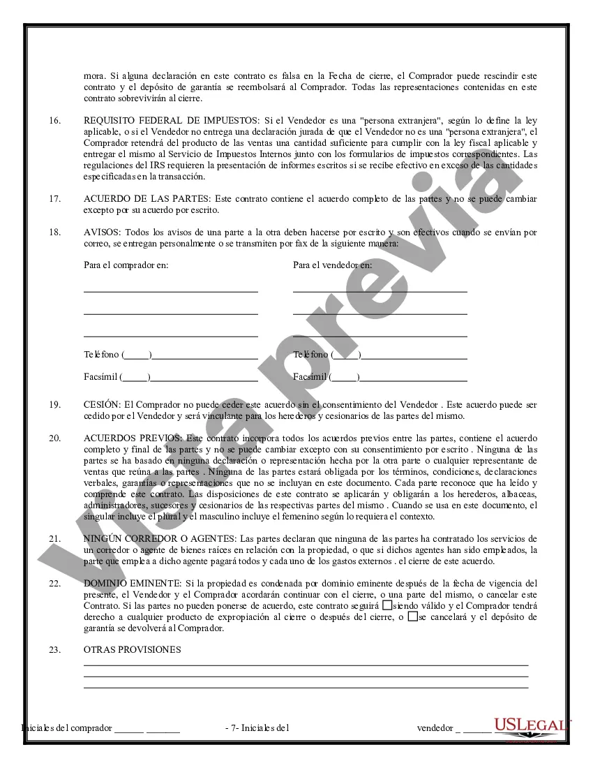 Preview Contrato de compraventa de bienes inmuebles sin intermediario para el contrato de compraventa de viviendas residenciales
