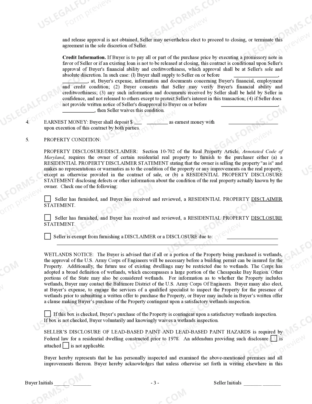 Preview Contract for Sale and Purchase of Real Estate with No Broker for Residential Home Sale Agreement
