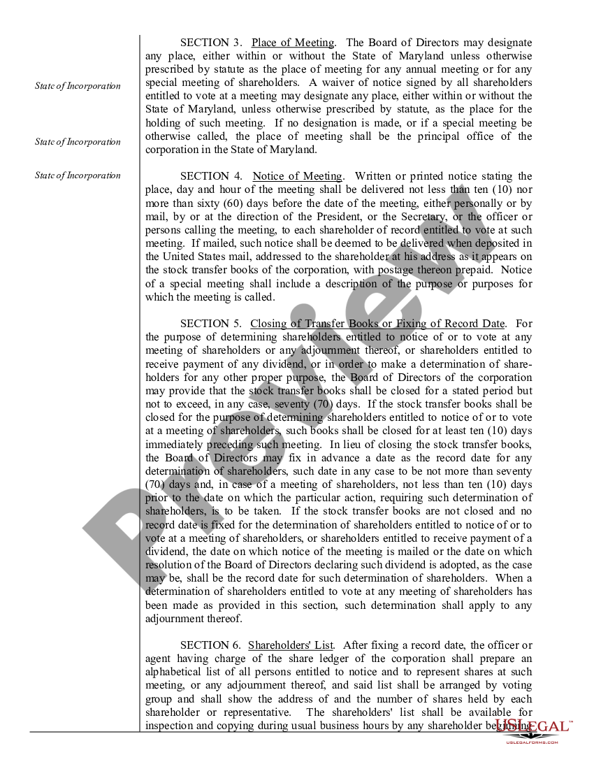page 9 Corporate Records Maintenance Package for Existing Corporations preview