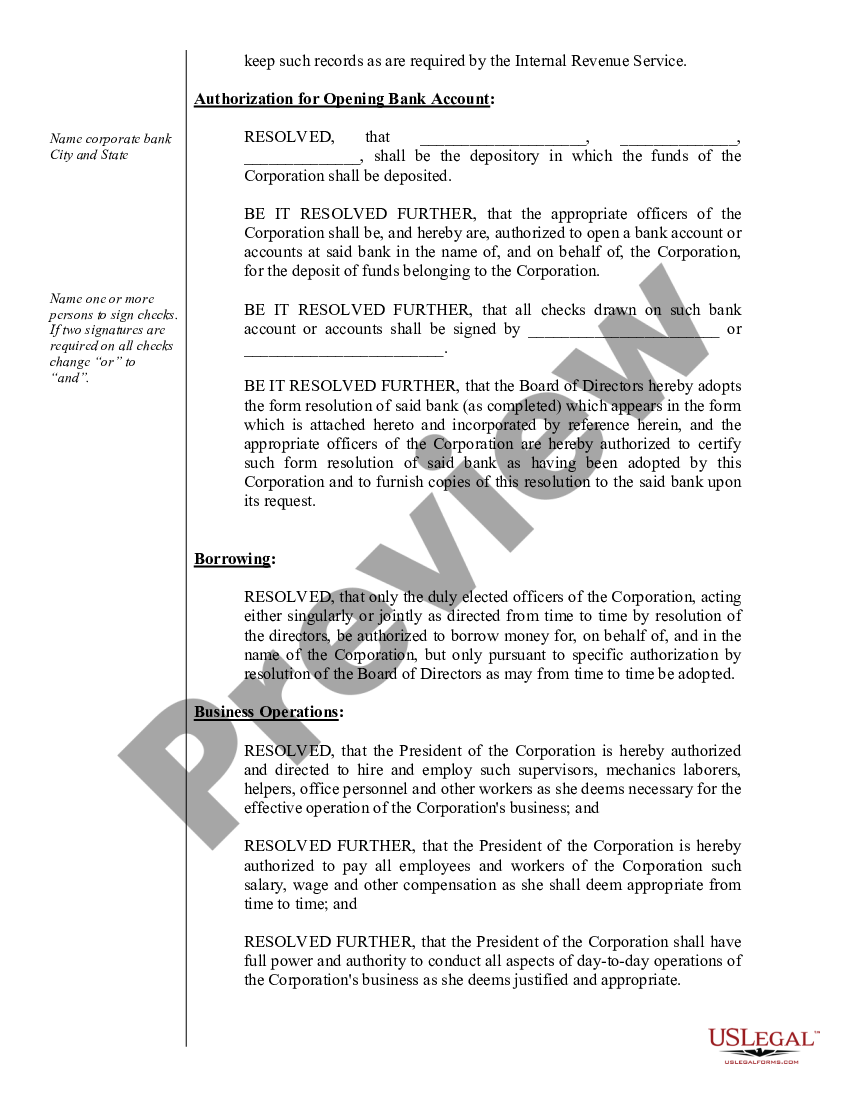 page 6 Corporate Records Maintenance Package for Existing Corporations preview