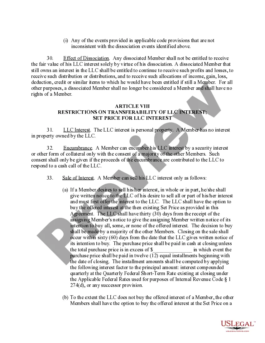 Get Limited Liability Company LLC Operating Agreement Preview Limited Liability Company LLC Operating Agreement