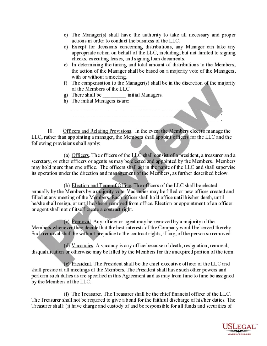 Get Limited Liability Company LLC Operating Agreement Preview Limited Liability Company LLC Operating Agreement