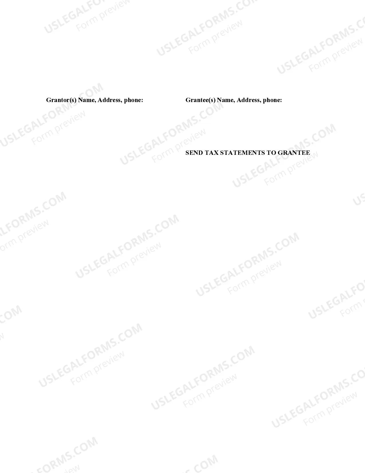 Preview Warranty Deed to Child Reserving a Life Estate in the Parents