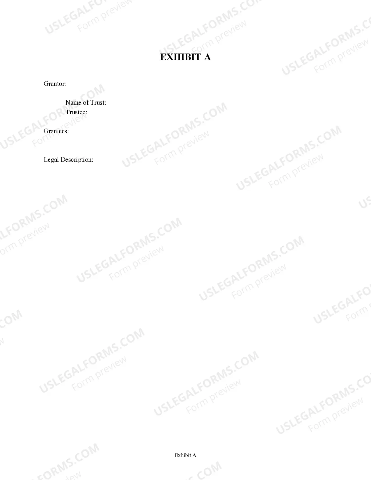 Preview Warranty Deed from Trust to Two (2) Individuals