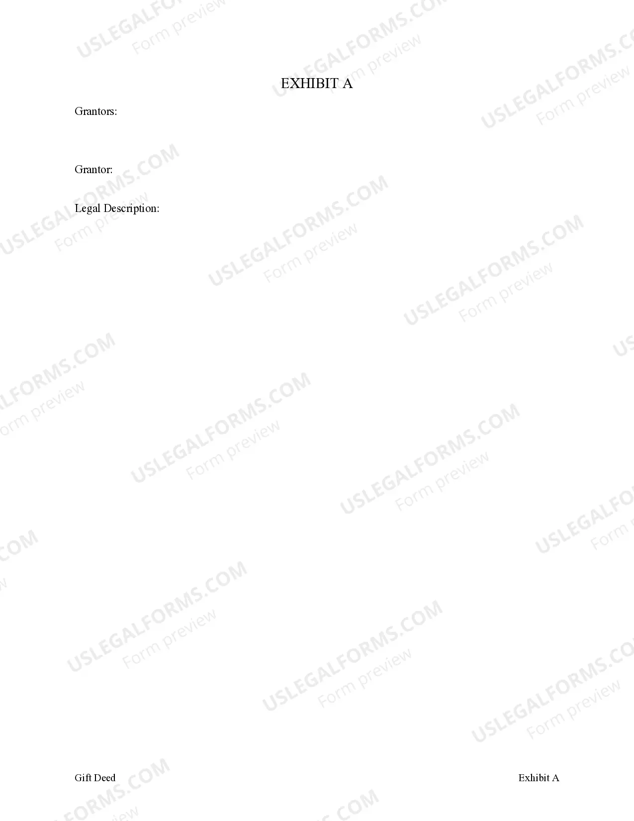 Preview Gift Deed from Two Grantors to a Non-Profit Corporation as Grantee.