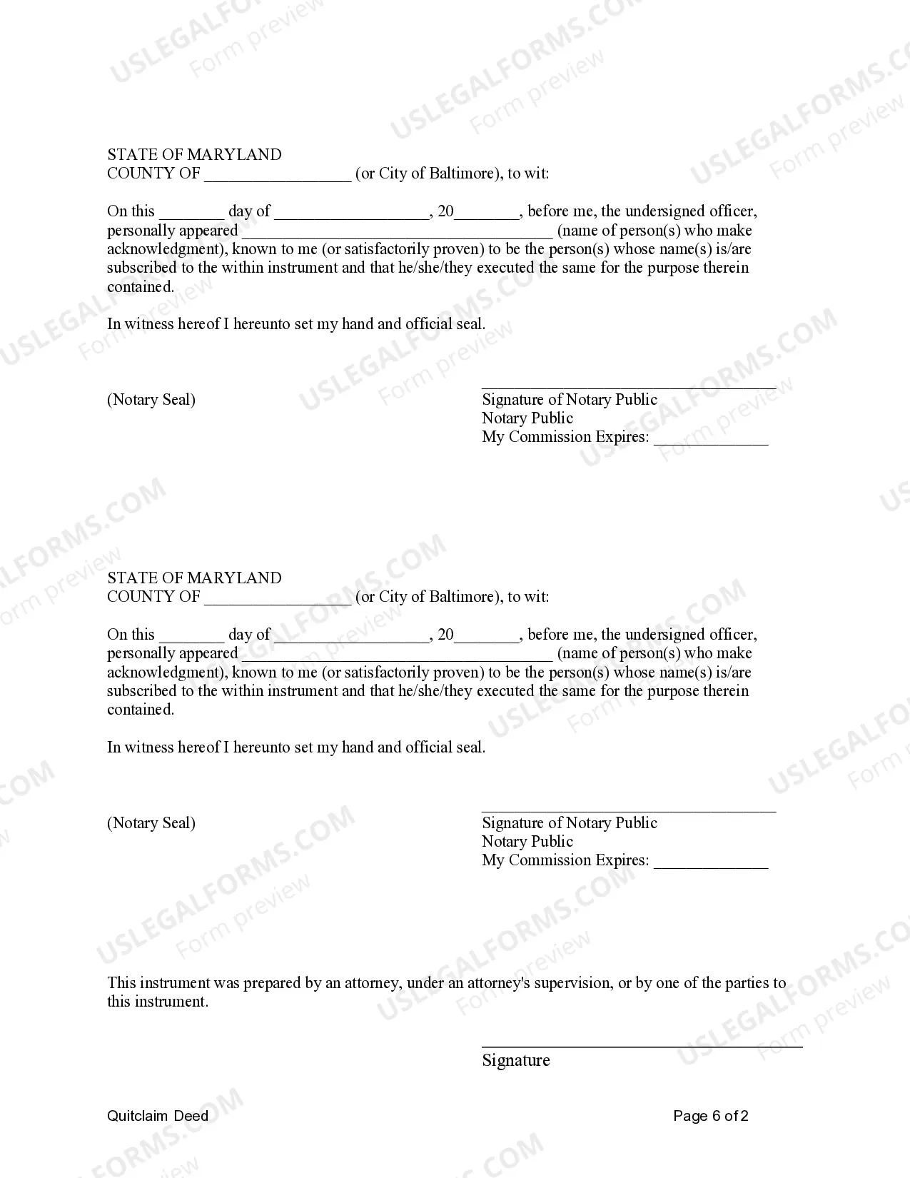 Preview Quitclaim Deed from Husband and Wife, or Two Individuals, to Husband, Wife and an Individual