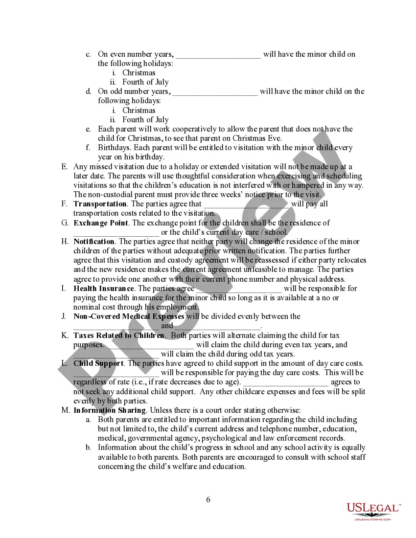 Preview Maryland Dissolution Agreement with Minor Children