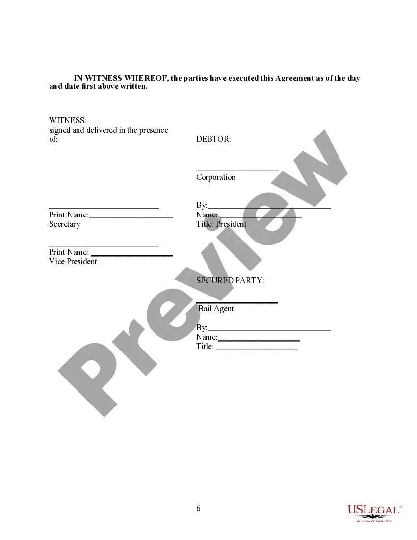 Preview Security Agreement