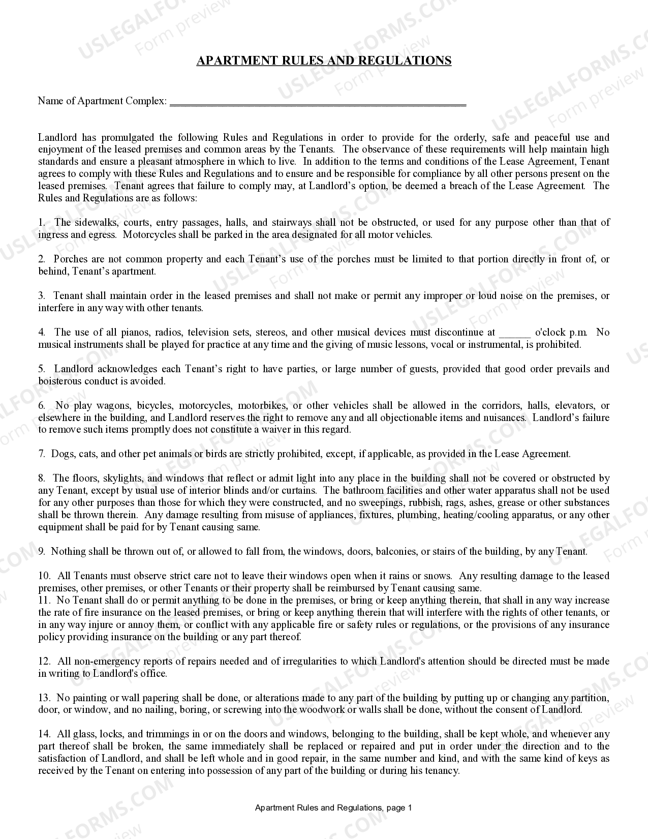 Maryland Apartment Rules and Regulations Maryland Rules Regulations