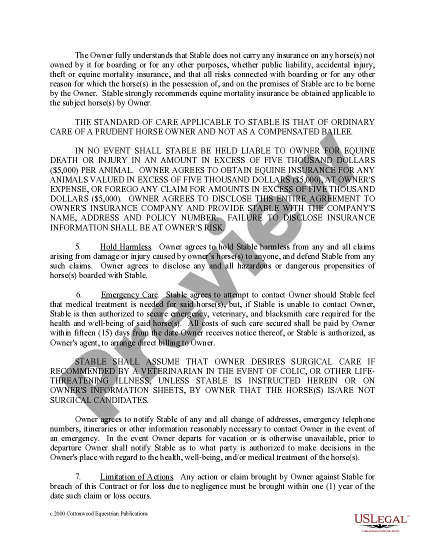 Get Maryland Horse Equine Forms Package Preview Maryland Horse Equine Forms Package