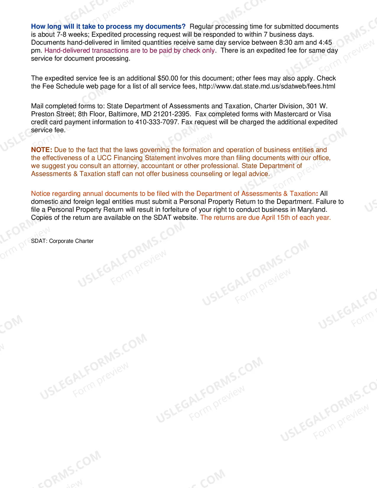 Preview Trade Name Application