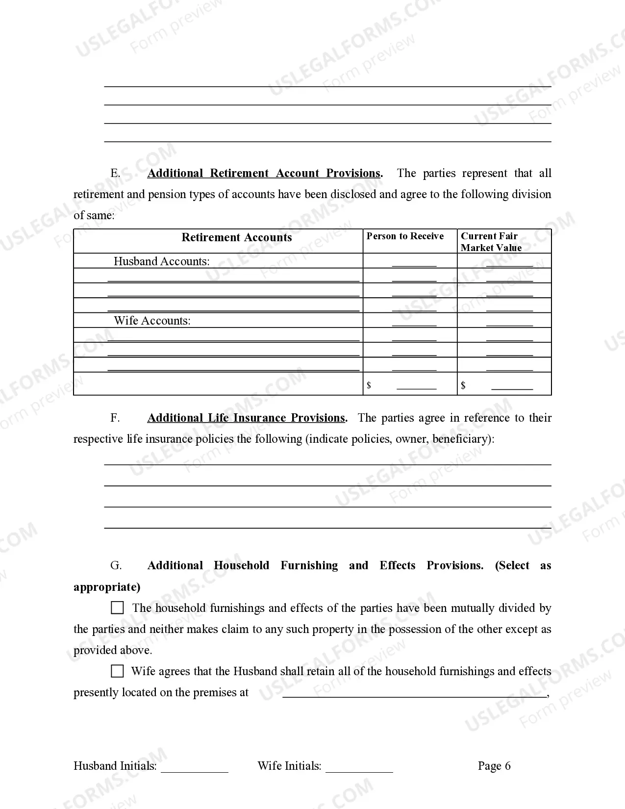Preview Marital Domestic Separation and Property Settlement Agreement Minor Children Parties May have Joint Property or Debts Effective Immediately
