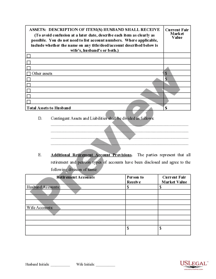 Get Marital Domestic Separation and Property Settlement Agreement no Children parties may have Joint Property or Debts Effective Immediately Preview Marital Domestic Separation and Property Settlement Agreement no Children parties may have Joint Property or Debts Effective Immediately