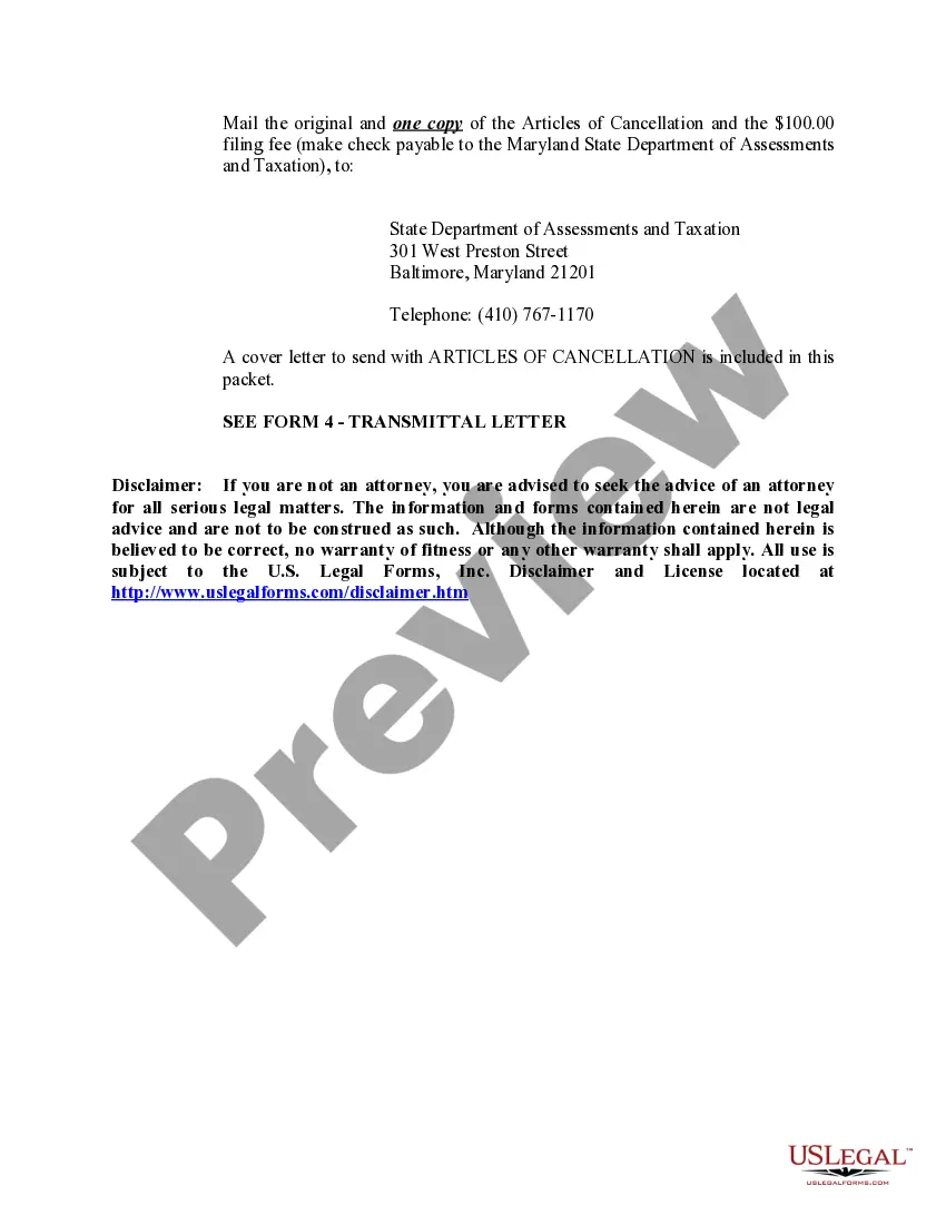 Get Maryland Dissolution Package to Dissolve Limited Liability Company LLC Preview Maryland Dissolution Package to Dissolve Limited Liability Company LLC