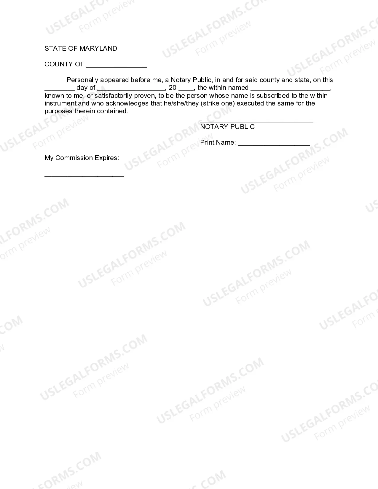 Preview Amendment to Living Trust