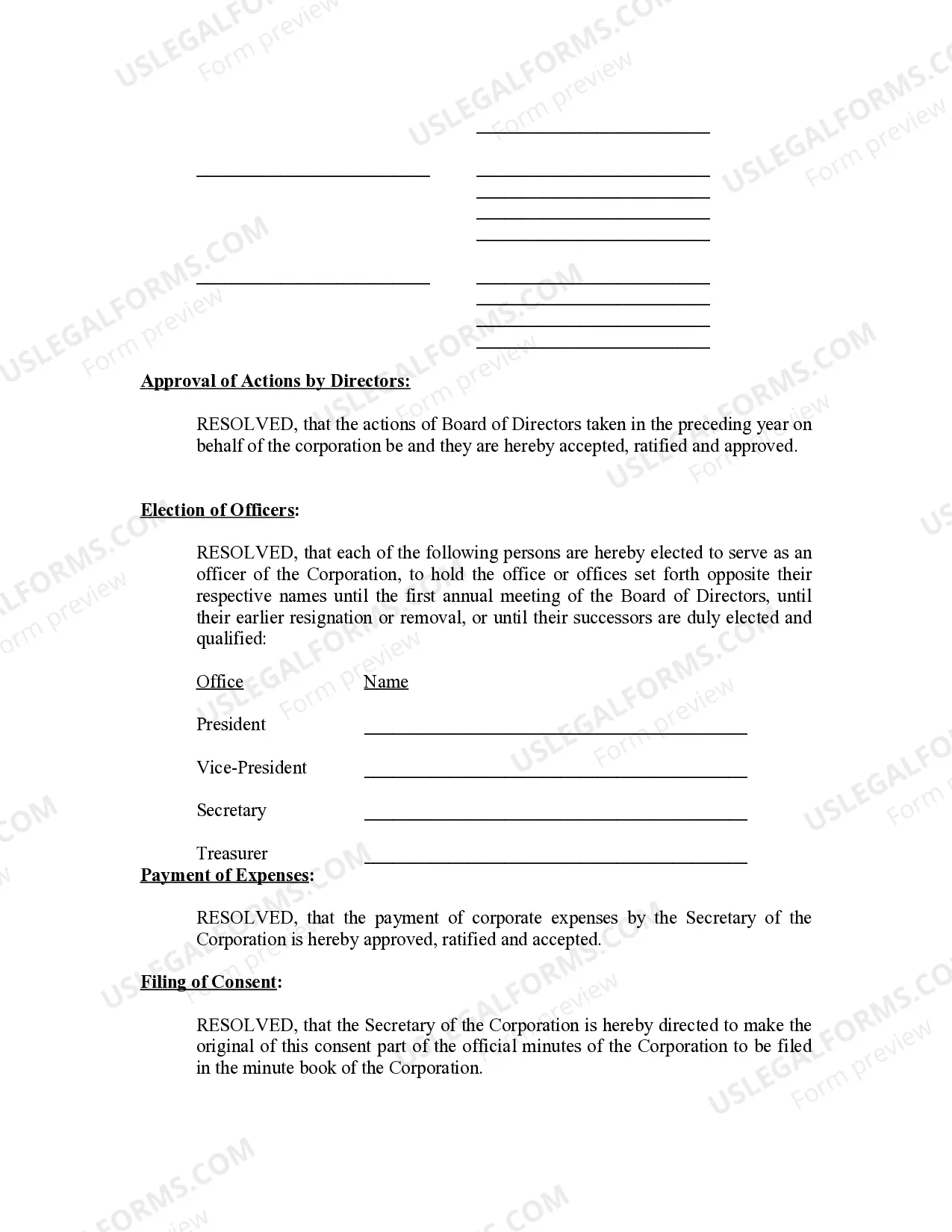 Preview Annual Minutes