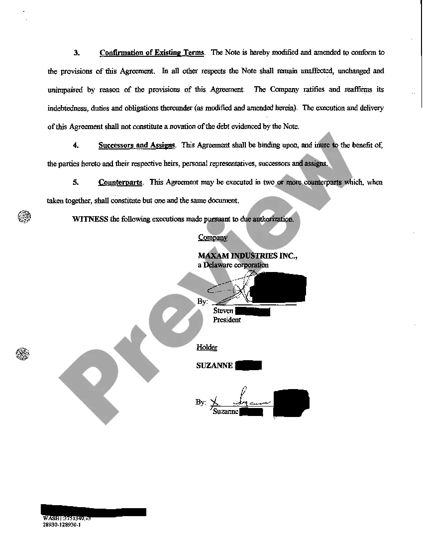Get A03 Exhibit 2 First Amendment to Promissory Note Preview A03 Exhibit 2 First Amendment to Promissory Note