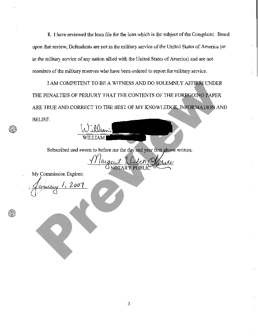 Preview A06 Exhibit 4 Affidavit of Amounts Owed