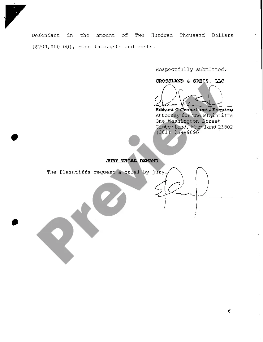 Preview A02 Complaint for Breach of Warranty on Construction of New Home