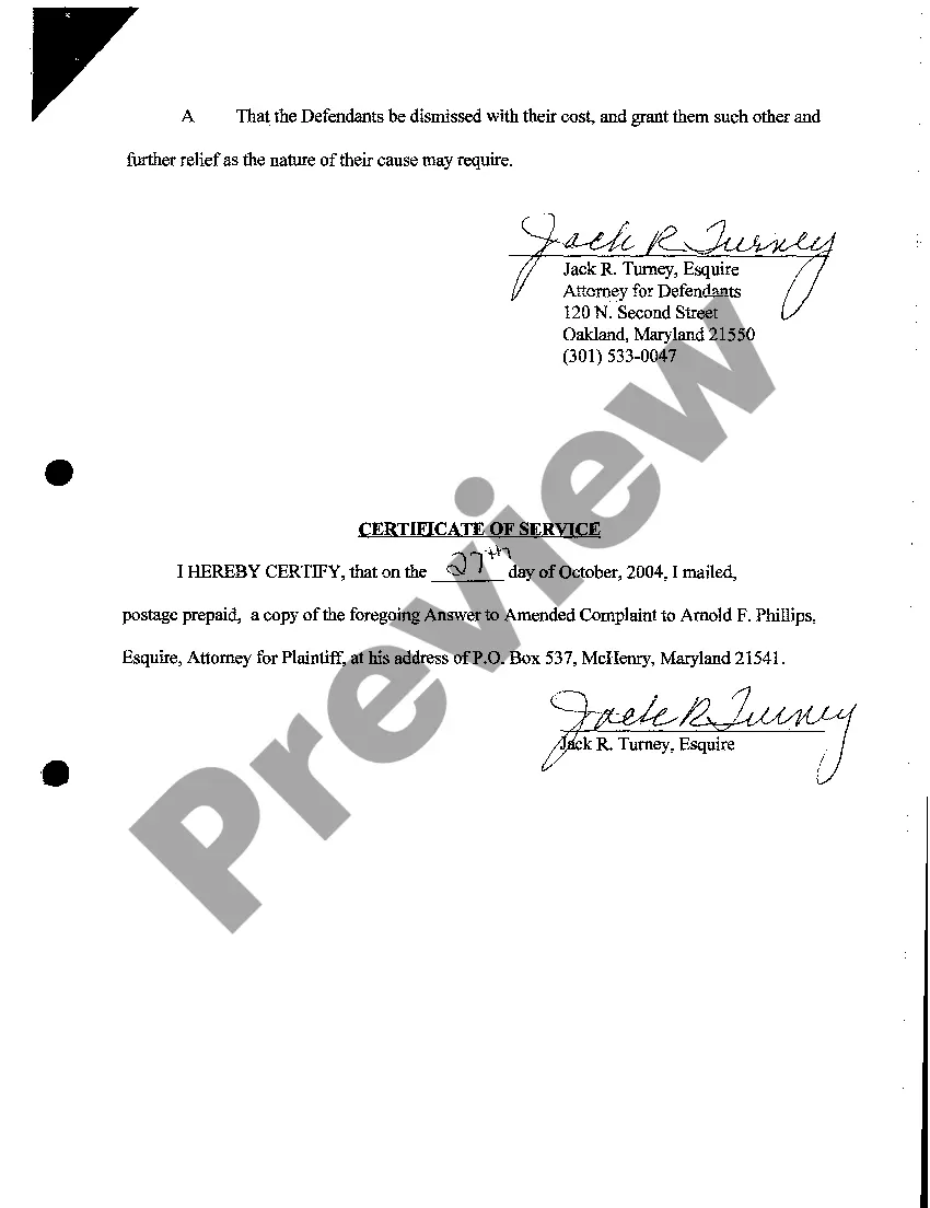 Preview A23 Answer To Amended Complaint