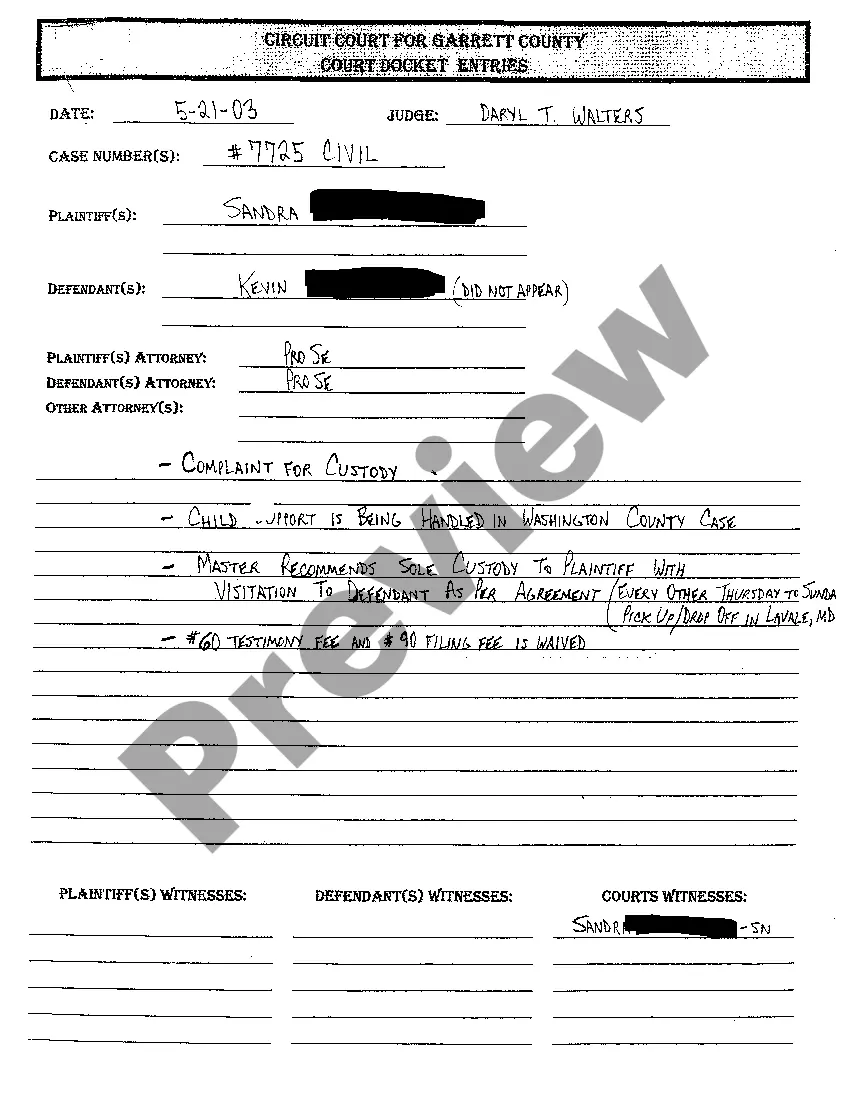 Preview A27 Court Docket Entries