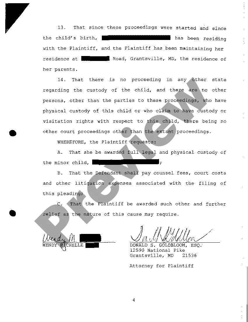 Get A15 Complaint For Modification Of Custody Preview A15 Complaint For Modification Of Custody