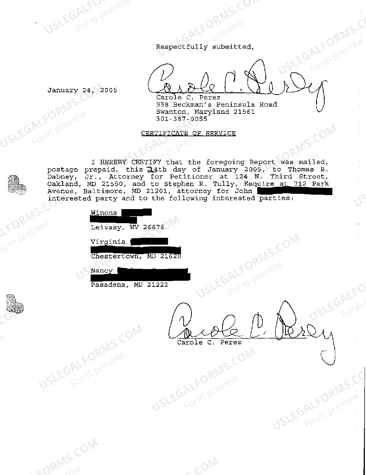 Preview A44 Supplemental Report of Attorney for the Proposed Ward