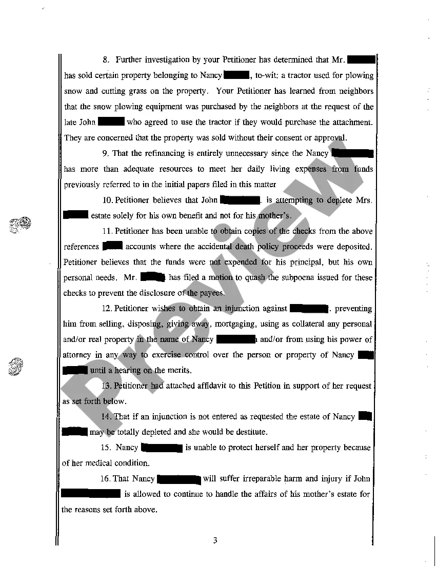 Preview A50 Petition for Injunctive Relief