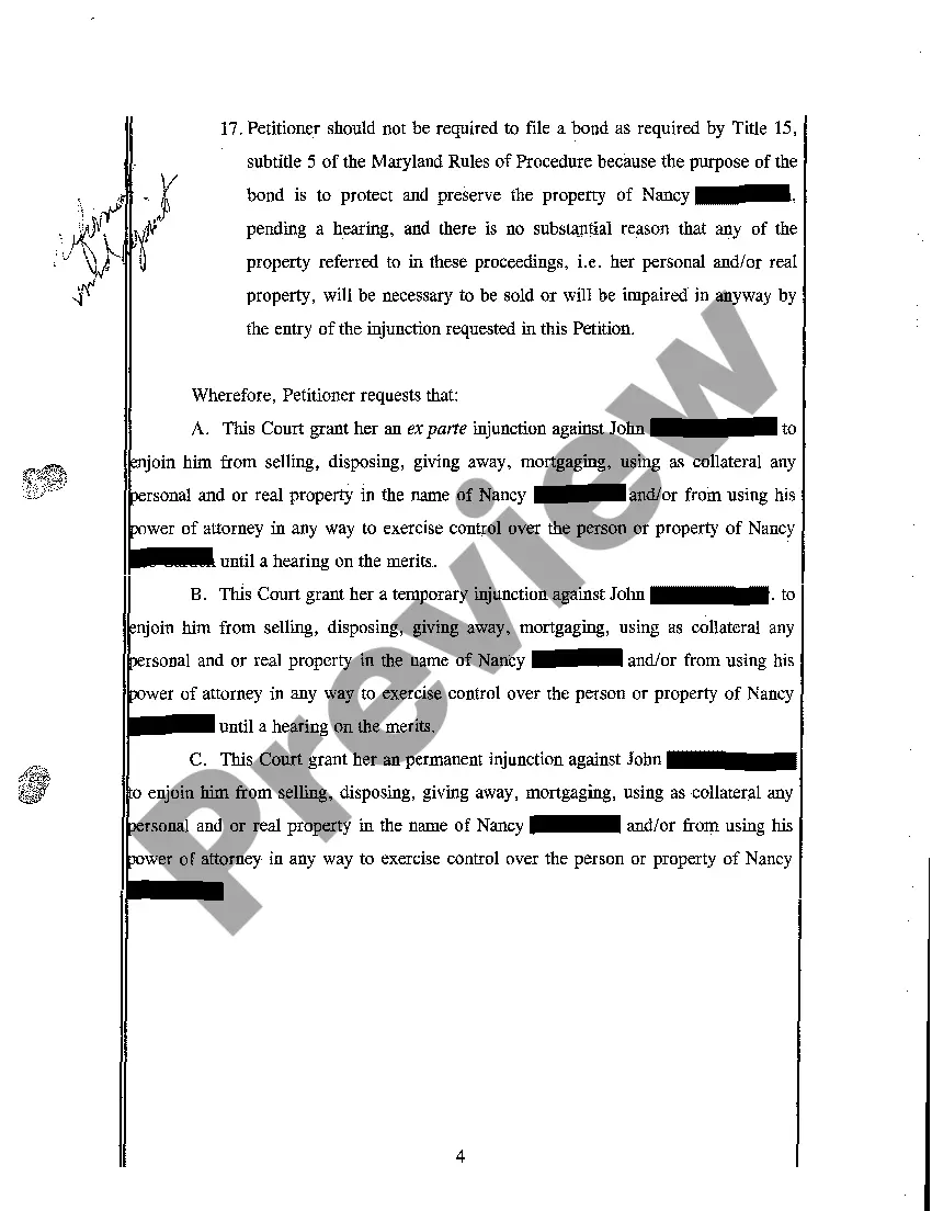 Preview A50 Petition for Injunctive Relief