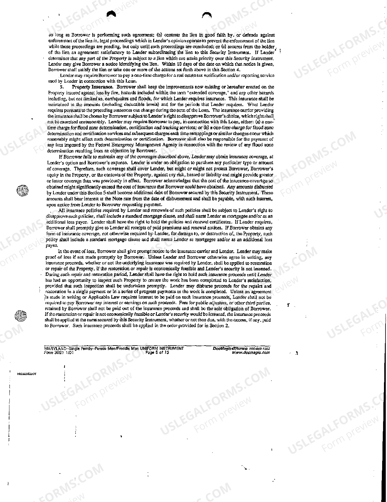 Montgomery Maryland Deed of Trust US Legal Forms