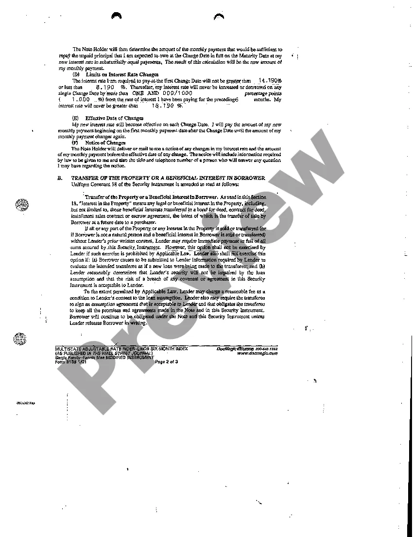 Get A09 Adjustable Rate Rider Preview A09 Adjustable Rate Rider