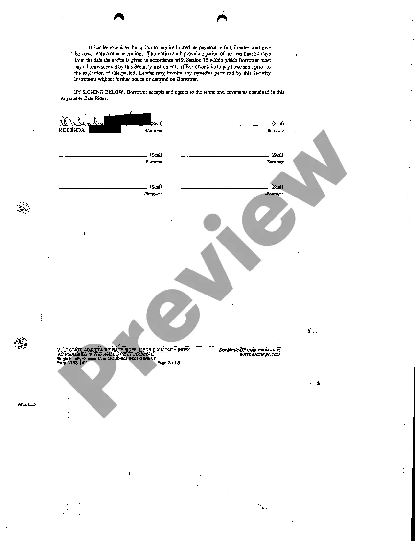 Get A09 Adjustable Rate Rider Preview A09 Adjustable Rate Rider