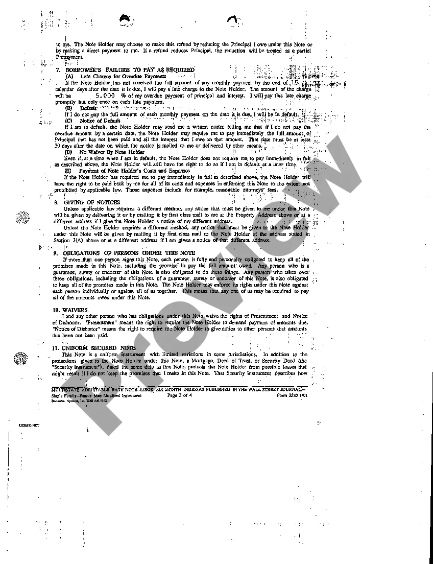 Preview A12 Adjustable Rate Note