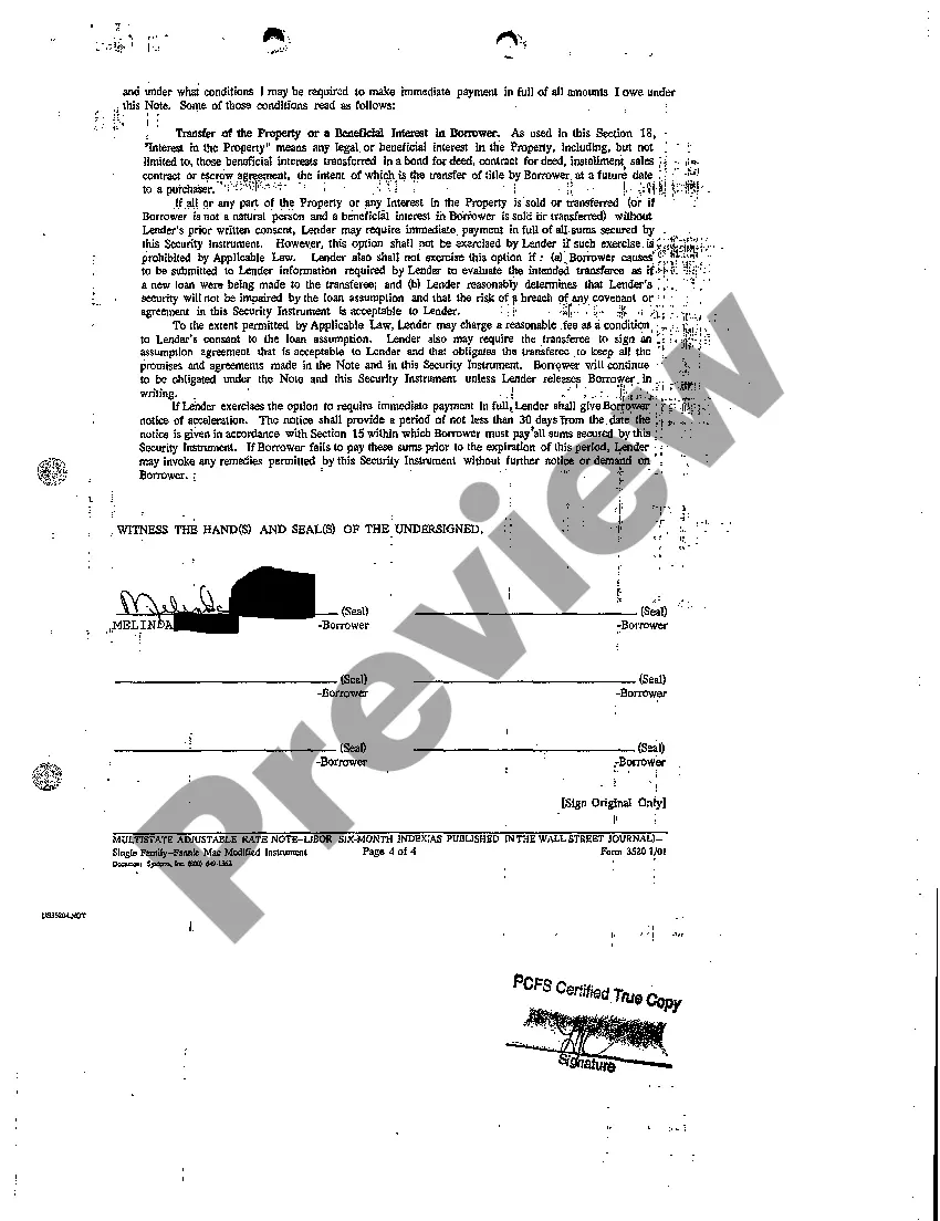 Preview A12 Adjustable Rate Note