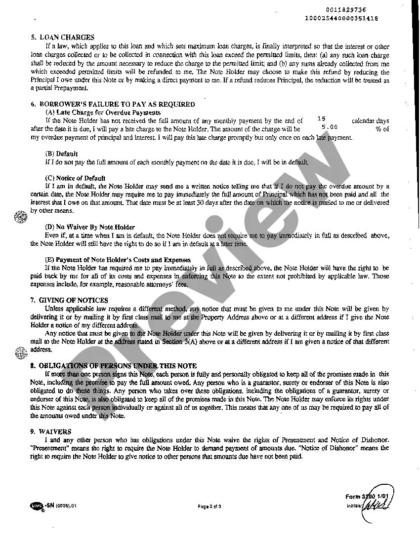 Get A05 Promissory Note Preview A05 Promissory Note