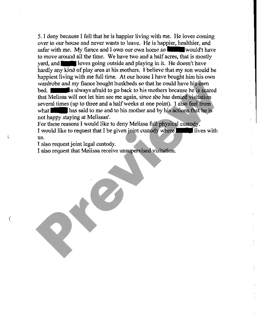 Get A08 Answer to Complaint Preview A08 Answer to Complaint