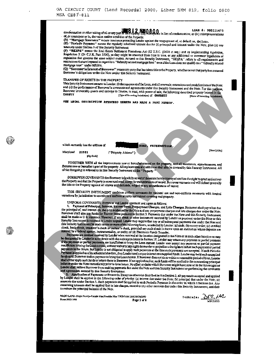 page 1 A04 Deed of Trust preview