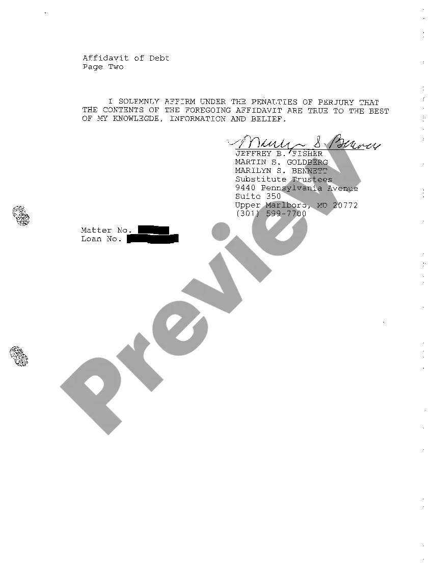 Get A04 Affidavit of Mortgage Debt Preview A04 Affidavit of Mortgage Debt