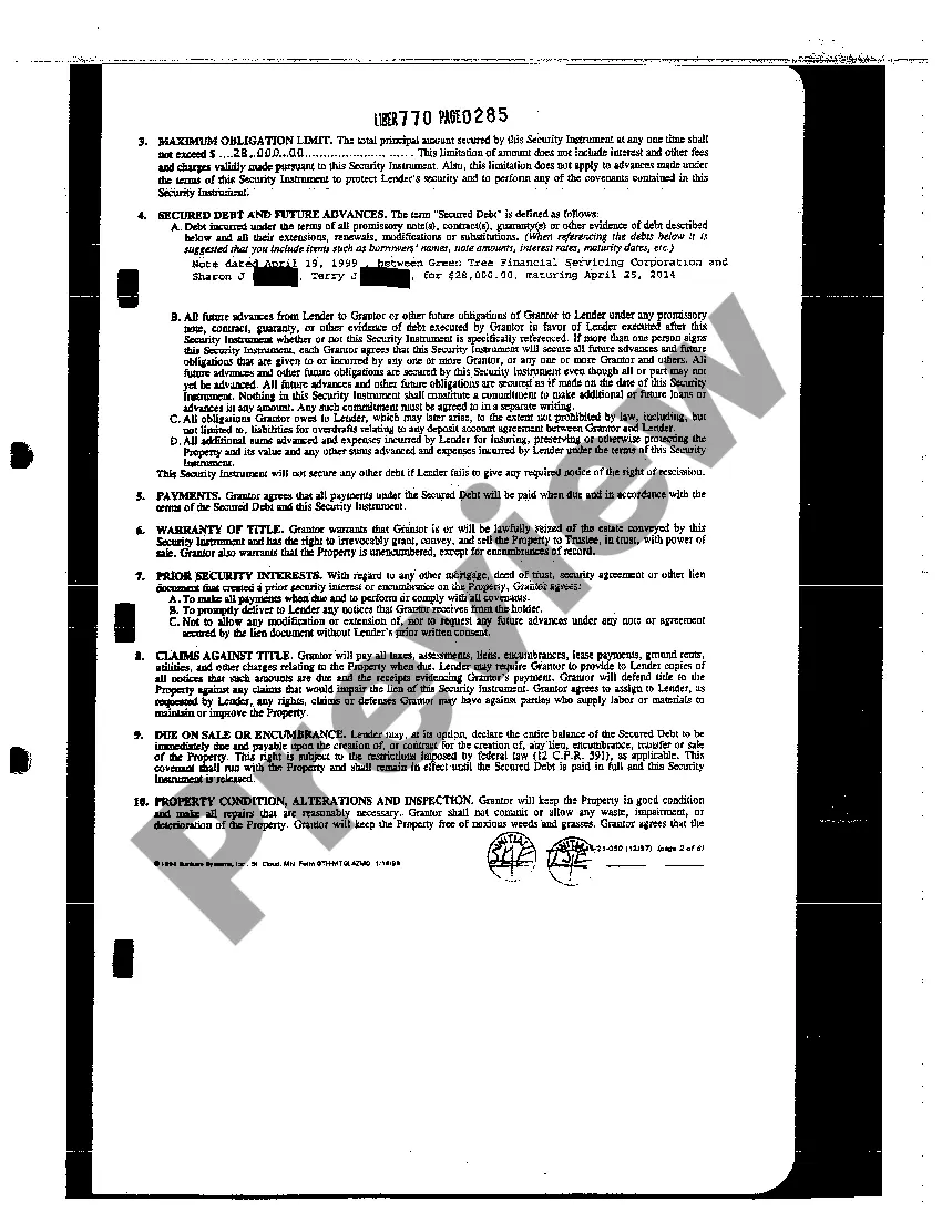 Get A09 Deed of Trust Preview A09 Deed of Trust