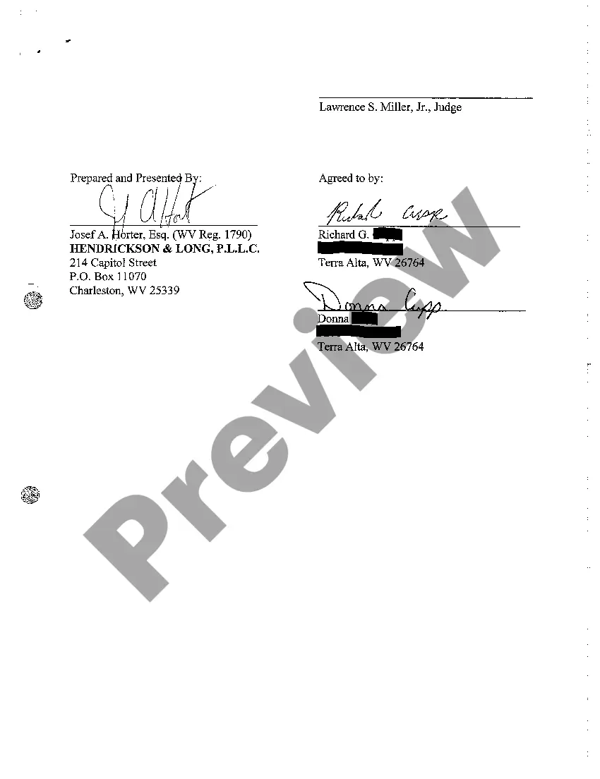 Preview A04 Agreed Judgment Order