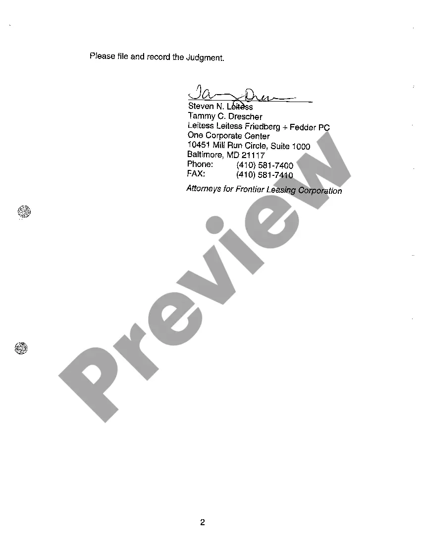 Preview A02 Request for Recordation and Enrollment of Foreign Judgment