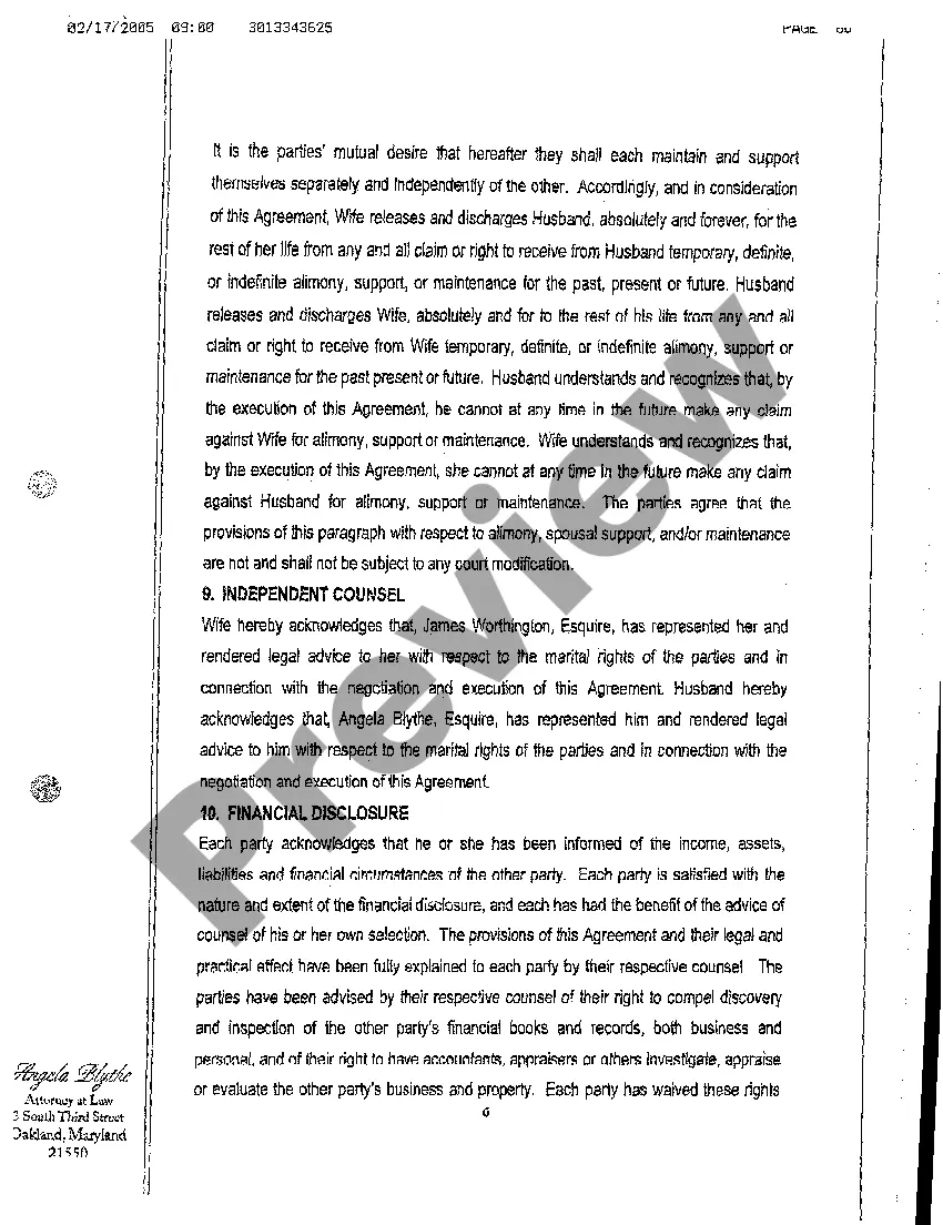 Get A06 Property Settlement Agreement Preview A06 Property Settlement Agreement