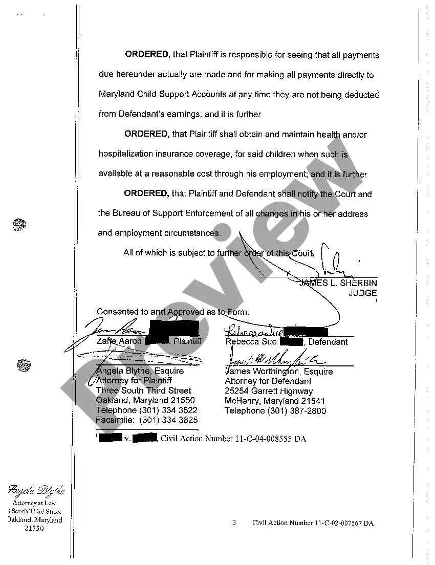 Preview A12 Judgment of Absolute Divorce