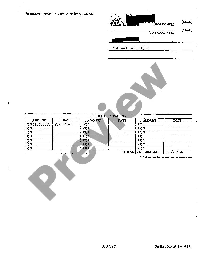 Preview A04 Promissory Note
