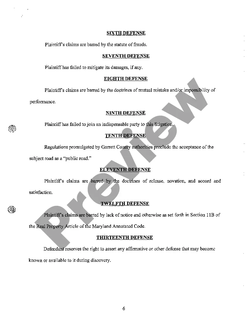 Get A04 Defendant's Answer to Verified Complaint for Injunctive Relief and for Compensatory Damages Preview A04 Defendant's Answer to Verified Complaint for Injunctive Relief and for Compensatory Damages