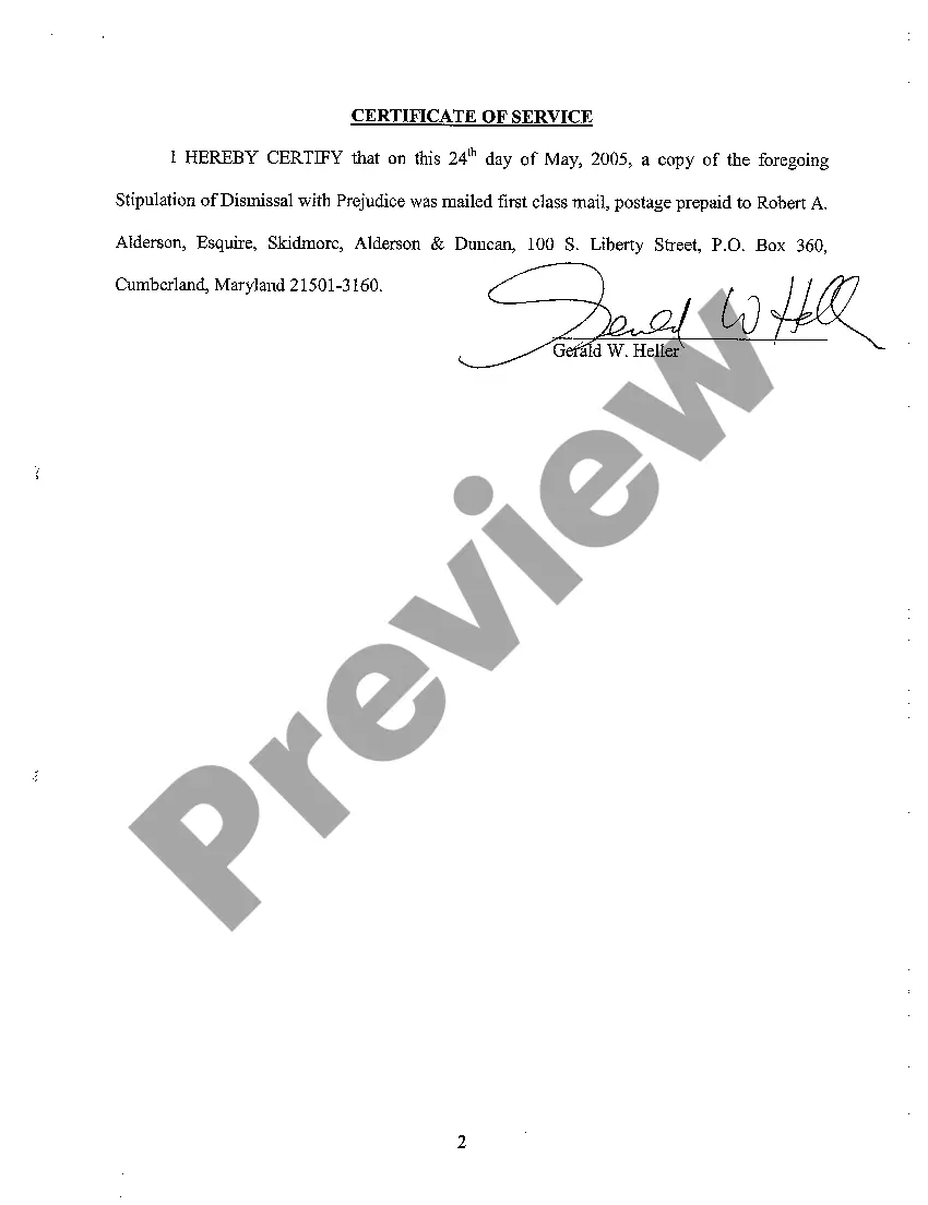 Get A08 Stipulation of Dismissal with Prejudice Preview A08 Stipulation of Dismissal with Prejudice