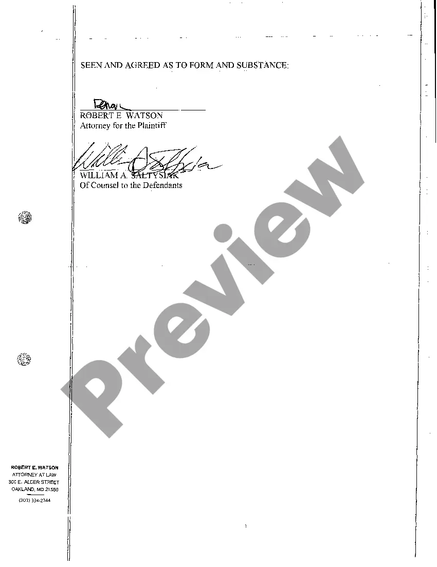 Get A11 Consent Order that Easement by Prescription is in Accord Preview A11 Consent Order that Easement by Prescription is in Accord