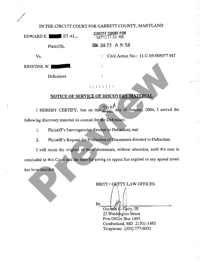 Get A07 Notice of Discovery Preview A07 Notice of Discovery