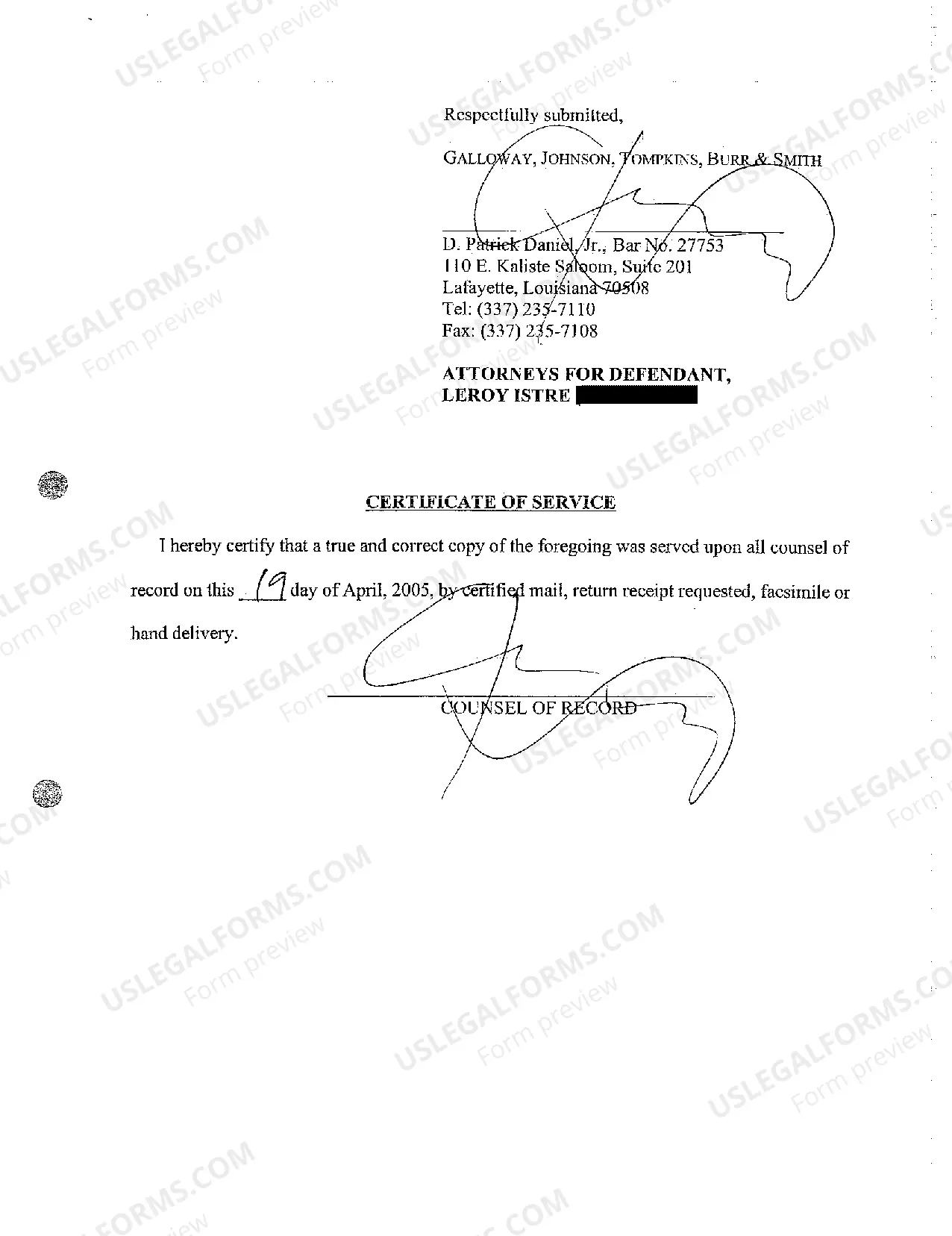 Preview A04 Notice of Oral Deposition